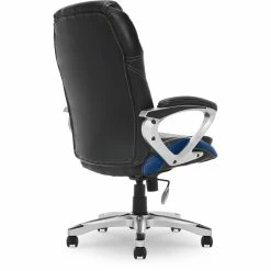 Budget 🤩 Serta At Home Serta Amplify Executive Office Chair Blue 👏 -Deals Writing Desks Store 2404172 29 L