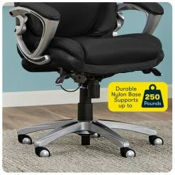 Buy 🔥 Serta At Home Serta Bryce Executive Office Chair With AIR Technology Black Bonded Leather 🥰 -Deals Writing Desks Store 2404176 10 L