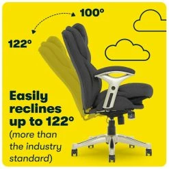 Promo 🛒 Serta At Home Serta Ergonomic Modern Fabric Executive Office Chair In Dark Gray 👍 25 Promo 🛒 Serta At Home Serta Ergonomic Modern Fabric Executive Office Chair In Dark Gray 👍 -Deals Writing Desks Store 2404181 14 L
