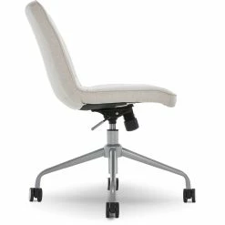 Wholesale 😉 Elle Décor Elle Decor Adelaide Office Chair Off White 🌟 -Deals Writing Desks Store 2404186 18 L