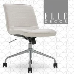 Wholesale 😉 Elle Décor Elle Decor Adelaide Office Chair Off White 🌟