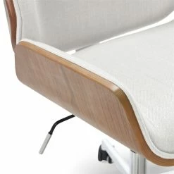 Best deal 😍 Elle Décor Elle Decor Ophelia Office Chair Ivory 🎉 -Deals Writing Desks Store 2404187 14 L