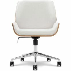 Best deal 😍 Elle Décor Elle Decor Ophelia Office Chair Ivory 🎉 -Deals Writing Desks Store 2404187 18 L