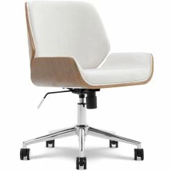 Best deal 😍 Elle Décor Elle Decor Ophelia Office Chair Ivory 🎉 -Deals Writing Desks Store 2404187 19 L