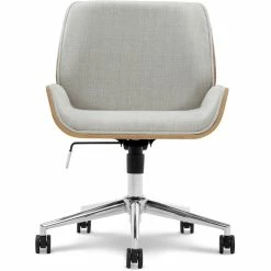 Best Pirce 🔥 Elle Décor Elle Decor Ophelia Office Chair Light Gray 😍 -Deals Writing Desks Store 2404188 10 L
