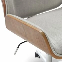 Best Pirce 🔥 Elle Décor Elle Decor Ophelia Office Chair Light Gray 😍 -Deals Writing Desks Store 2404188 6 L