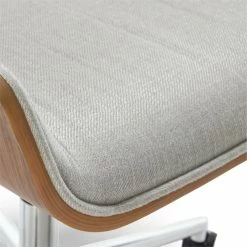 Best Pirce 🔥 Elle Décor Elle Decor Ophelia Office Chair Light Gray 😍 -Deals Writing Desks Store 2404188 7 L