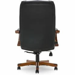 New 👍 Serta At Home Serta Conway Big And Tall Executive Office Chair With Wood Accents Black 🥰 -Deals Writing Desks Store 2404193 31 L