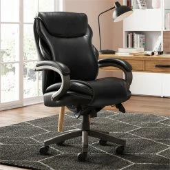 Top 10 👍 La-Z-Boy Office La-Z-Boy Hyland Executive Office Chair With AIR Lumbar Technology Black 🧨 -Deals Writing Desks Store 2404197 11 L
