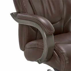 Coupon 🌟 La-Z-Boy Office La-Z-Boy Delano Big & Tall Executive Office Chair Weathered Brown 🔥 -Deals Writing Desks Store 2404200 21 L