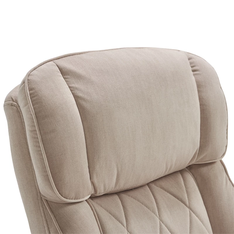 Best deal 😀 La-Z-Boy Office La-Z-Boy Sutherland Quilted Fabric Executive Office Chair Cream 👍 6 Best deal 😀 La-Z-Boy Office La-Z-Boy Sutherland Quilted Fabric Executive Office Chair Cream 👍 - Image 4