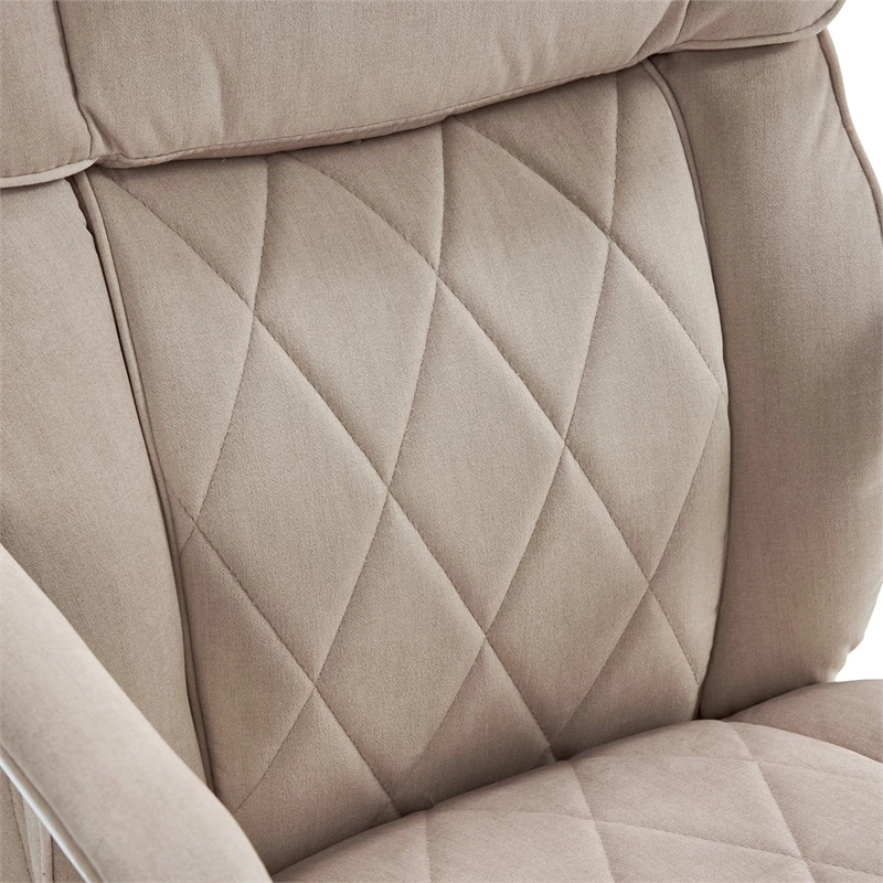 Best deal 😀 La-Z-Boy Office La-Z-Boy Sutherland Quilted Fabric Executive Office Chair Cream 👍 7 Best deal 😀 La-Z-Boy Office La-Z-Boy Sutherland Quilted Fabric Executive Office Chair Cream 👍 - Image 5