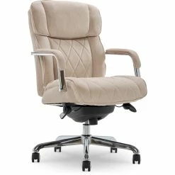 Best deal 😀 La-Z-Boy Office La-Z-Boy Sutherland Quilted Fabric Executive Office Chair Cream 👍 29 Best deal 😀 La-Z-Boy Office La-Z-Boy Sutherland Quilted Fabric Executive Office Chair Cream 👍 -Deals Writing Desks Store 2404204 18 L