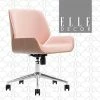 Best Sale 🤩 Elle Décor Elle Decor Ophelia Office Chair Blush Pink 👍 -Deals Writing Desks Store 2404206 2 L