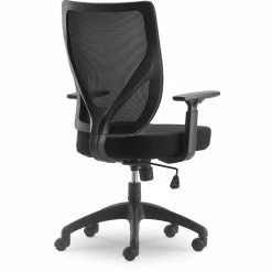 New 😀 Serta At Home Serta Production Mesh Office Chair With Nylon Base Black 😍 -Deals Writing Desks Store 2404207 26 L