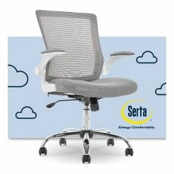 Best Sale 👏 Serta At Home Serta Works Creativity Mesh Office Chair With Chrome Base Gray 🌟
