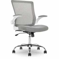 Best Sale 👏 Serta At Home Serta Works Creativity Mesh Office Chair With Chrome Base Gray 🌟 -Deals Writing Desks Store 2404208 22 L