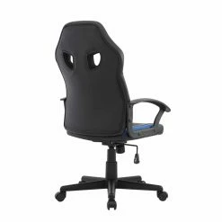 Best deal 💯 Linon Grayson Wood Gaming Office Chair In Blue 🧨 -Deals Writing Desks Store 2415298 4 L