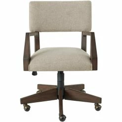 Best deal 💯 Riverside Furniture Sheffield Upholstered Office Swivel Chair In Rich Tobacco 🎉 -Deals Writing Desks Store 2417239 1 L