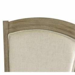 Discount ⭐ Riverside Furniture Myra Wood Coastal Upholstered Office Swivel Chair In Natural ⭐ -Deals Writing Desks Store 2417262 4 L