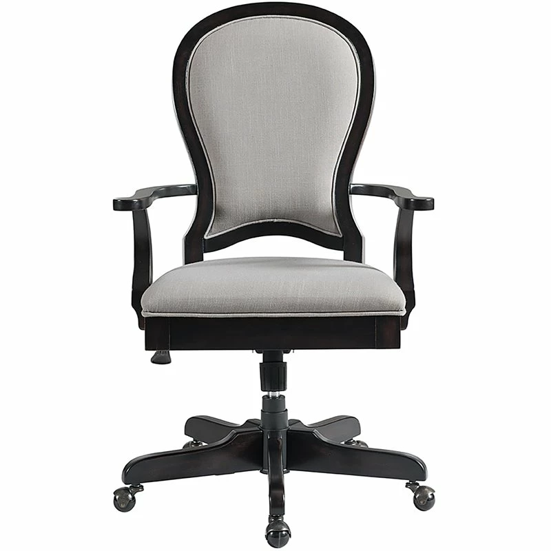 Best Pirce 😉 Riverside Furniture Clinton Hill Round Back Office Swivel Chair In Kohl Black ⭐ 4 Best Pirce 😉 Riverside Furniture Clinton Hill Round Back Office Swivel Chair In Kohl Black ⭐ - Image 2