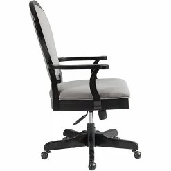 Best Pirce 😉 Riverside Furniture Clinton Hill Round Back Office Swivel Chair In Kohl Black ⭐ 7 Best Pirce 😉 Riverside Furniture Clinton Hill Round Back Office Swivel Chair In Kohl Black ⭐ -Deals Writing Desks Store 2417348 2 L