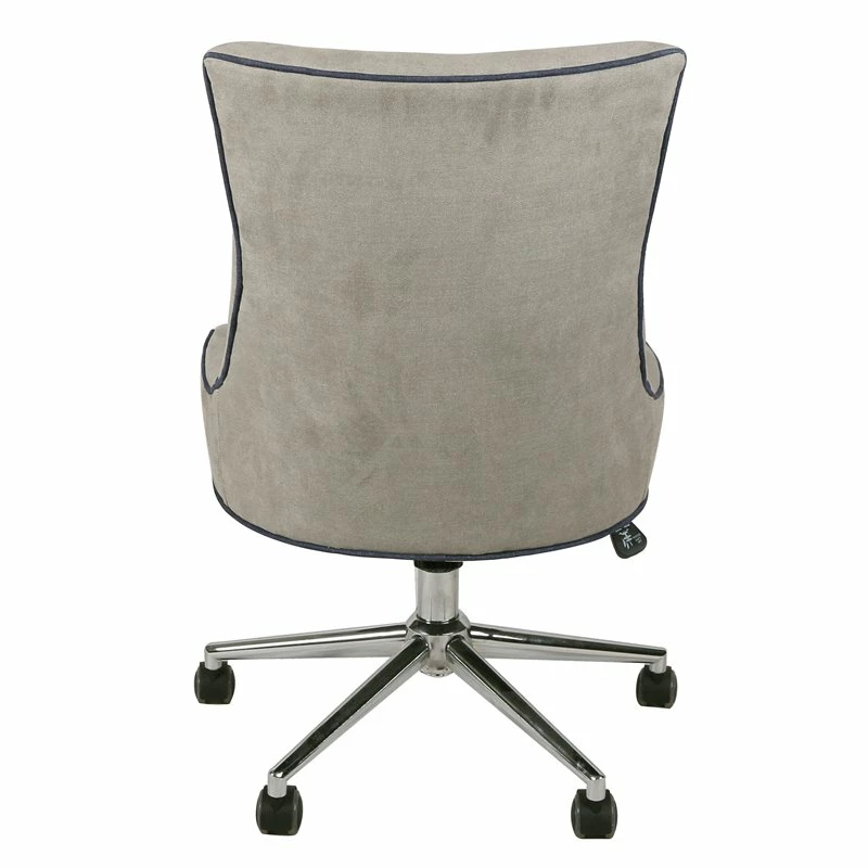 Hot Sale ๐ฅฐ New Pacific Direct Charlotte 23" Fabric Swivel Office Chair In Gray/Chrome โ 8 Hot Sale ๐ฅฐ New Pacific Direct Charlotte 23" Fabric Swivel Office Chair In Gray/Chrome โ - Image 6