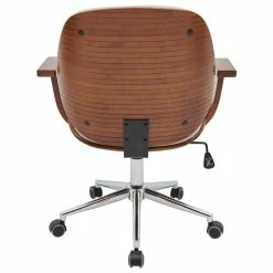 Coupon ❤️ New Pacific Direct Samuel 21" Fabric Bamboo Office Chair With Armrest In Beige 👏 -Deals Writing Desks Store 2422823 4 L