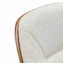 Best Pirce 🥰 New Pacific Direct Shaun 21" Fabric Bamboo Office Chair In Linen Beige/Walnut ⌛ -Deals Writing Desks Store 2422832 6 L