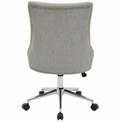 Best deal ⌛ New Pacific Direct Charlotte 23" Wood And Fabric Office Chair In Cardiff Gray 👏 -Deals Writing Desks Store 2422839 4 L