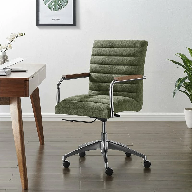Cheap ๐งจ New Pacific Direct Tobin 22" Fabric Office Chair In Smash Green/Chrome โ๏ธ 4 Cheap ๐งจ New Pacific Direct Tobin 22" Fabric Office Chair In Smash Green/Chrome โ๏ธ - Image 2