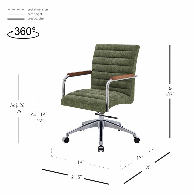 Cheap ๐งจ New Pacific Direct Tobin 22" Fabric Office Chair In Smash Green/Chrome โ๏ธ 11 Cheap ๐งจ New Pacific Direct Tobin 22" Fabric Office Chair In Smash Green/Chrome โ๏ธ - Image 9