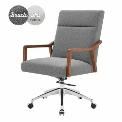 Deals 🌟 New Pacific Direct Kendrick 23.5" Fabric Office Chair In Boucle Gray/Chrome ✨ 13 Deals 🌟 New Pacific Direct Kendrick 23.5" Fabric Office Chair In Boucle Gray/Chrome ✨ -Deals Writing Desks Store 2422947 2 L