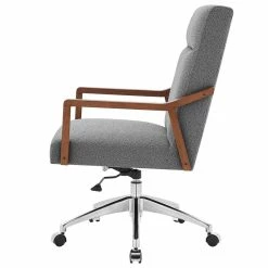 Deals 🌟 New Pacific Direct Kendrick 23.5" Fabric Office Chair In Boucle Gray/Chrome ✨ 14 Deals 🌟 New Pacific Direct Kendrick 23.5" Fabric Office Chair In Boucle Gray/Chrome ✨ -Deals Writing Desks Store 2422947 3 L