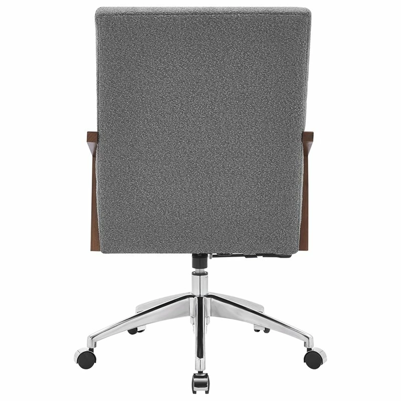 Deals 🌟 New Pacific Direct Kendrick 23.5" Fabric Office Chair In Boucle Gray/Chrome ✨ 7 Deals 🌟 New Pacific Direct Kendrick 23.5" Fabric Office Chair In Boucle Gray/Chrome ✨ - Image 5