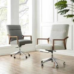 Deals 🌟 New Pacific Direct Kendrick 23.5" Fabric Office Chair In Boucle Gray/Chrome ✨ 18 Deals 🌟 New Pacific Direct Kendrick 23.5" Fabric Office Chair In Boucle Gray/Chrome ✨ -Deals Writing Desks Store 2422947 7 L
