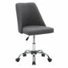 Flash Sale 😍 CorLiving Marlowe Fabric Upholstered Armless Task Chair In Dark Gray 🔥 -Deals Writing Desks Store 2423244 8 L