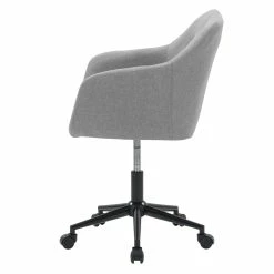 New ⌛ CorLiving Marlowe Fabric Upholstered Button Tufted Task Chair In Light Gray 👍 -Deals Writing Desks Store 2423246 12 L