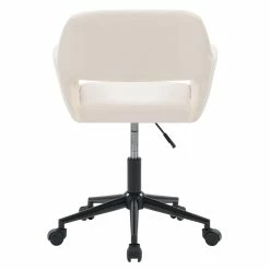 Best reviews of 😀 CorLiving Marlowe Fabric Upholstered Task Chair In Off White 🔔 -Deals Writing Desks Store 2423248 11 L