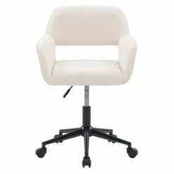 Best reviews of 😀 CorLiving Marlowe Fabric Upholstered Task Chair In Off White 🔔 -Deals Writing Desks Store 2423248 7 L