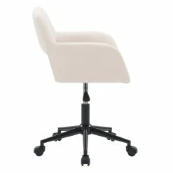Best reviews of 😀 CorLiving Marlowe Fabric Upholstered Task Chair In Off White 🔔 -Deals Writing Desks Store 2423248 9 L