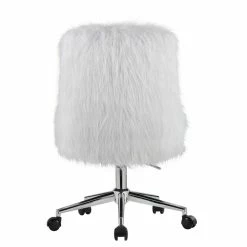 Coupon 😍 ACME Furniture ACME Arundell II Fabric Upholstered Swivel Office Chair In White And Chrome 🔥 13 Coupon 😍 ACME Furniture ACME Arundell II Fabric Upholstered Swivel Office Chair In White And Chrome 🔥 -Deals Writing Desks Store 2432342 5 L
