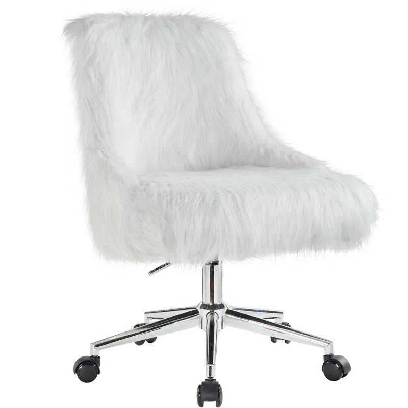 Coupon 😍 ACME Furniture ACME Arundell II Fabric Upholstered Swivel Office Chair In White And Chrome 🔥 3 Coupon 😍 ACME Furniture ACME Arundell II Fabric Upholstered Swivel Office Chair In White And Chrome 🔥