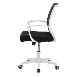 Best Sale 😀 CorLiving Workspace Ergonomic Black Fabric Mesh Back Office Chair 🎉 -Deals Writing Desks Store 2433377 12 L