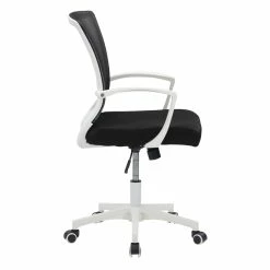 Best Sale 😀 CorLiving Workspace Ergonomic Black Fabric Mesh Back Office Chair 🎉 -Deals Writing Desks Store 2433377 9 L