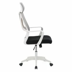Best Pirce 😉 CorLiving Workspace Fabric Mesh Back Gray And Black Office Chair 👍 -Deals Writing Desks Store 2433381 10 L