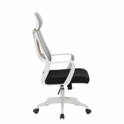 Best Pirce 😉 CorLiving Workspace Fabric Mesh Back Gray And Black Office Chair 👍 -Deals Writing Desks Store 2433381 11 L