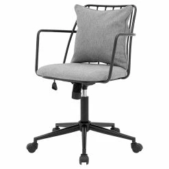 Hot Sale ❤️ New Pacific Direct Edison KD Fabric Office Chair In Strata Gray 😉