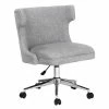 New 😍 Furniture Of America Nillicent Fabric Wing Back Office Chair In Light Gray 👏 1 New 😍 Furniture Of America Nillicent Fabric Wing Back Office Chair In Light Gray 👏 -Deals Writing Desks Store 2436601 L
