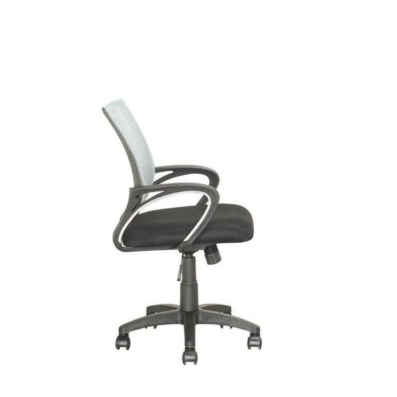 Budget 😍 Scranton & Co Modern Mesh Fabric Back Swivel Office Chair In White ✨ 4 Budget 😍 Scranton & Co Modern Mesh Fabric Back Swivel Office Chair In White ✨ - Image 2